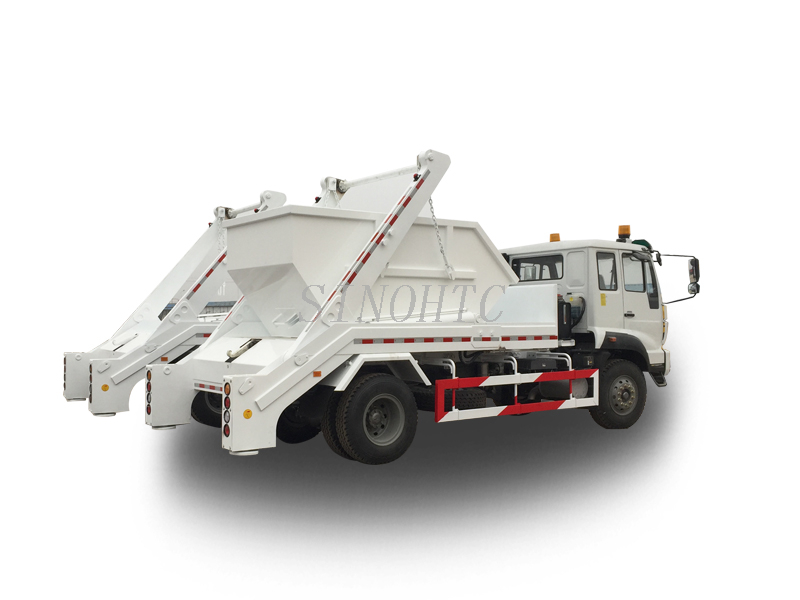 10~16m3 Skip Loader Garbage Truck with Trash Container for Collecting Garbage