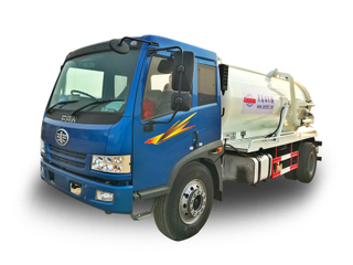 2500 Gallons FAW Suction Sewage Truck/ 10m3 Vacuum Suction Fecal Truck 