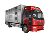 60~70 Pcs Goat Hog Sheep Pig Haulage New Design With Air Filter FAW Livestock Transport Truck 